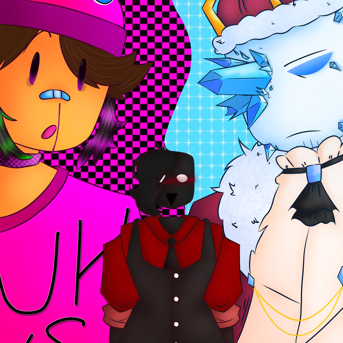 MsHappy556's tweet photo. (First post! YIPPEE!!! ... I just have nothing to post... :T) 
"I'm just a simp" Ahhh Ms. Happy
#Regretevator #infectedregretevator #BlockTales #cruelking #robloxoc https://t.co/lEX2jI553X