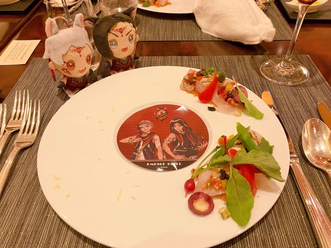 エンパイア・グリルのスカラビアコース食べてきた!今回も最高に美味しかったぬいも大満足 