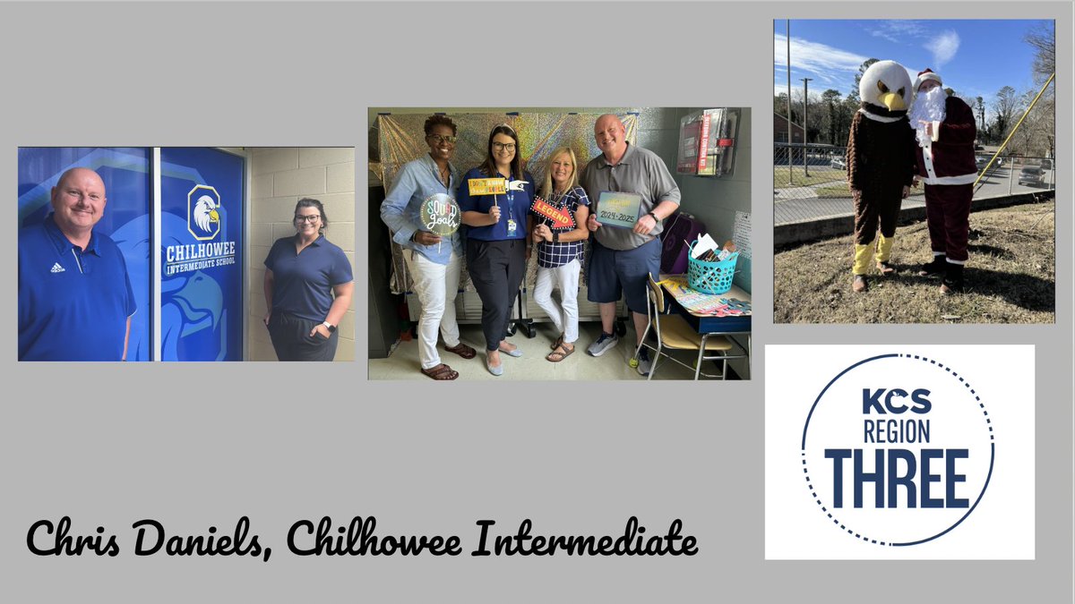 KCSReg3Director's tweet photo. October is Principal Appreciation Month!🎉Let’s celebrate Chilhowee Principal, Chris Daniels! He is an innovative thinker & an amazing leader. He celebrates his staff! He is the first one to his school & the last one to leave! So thankful you are on the Region 3 team!#KCSRegion3 https://t.co/lkjzk5NwUh