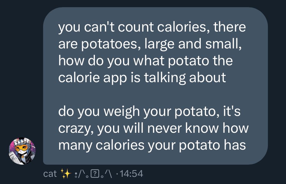 functi0nZer0's tweet photo. Every so often it hits me that I’m friends with people that don’t know that there are things like food scales https://t.co/b2DUSOVxG0