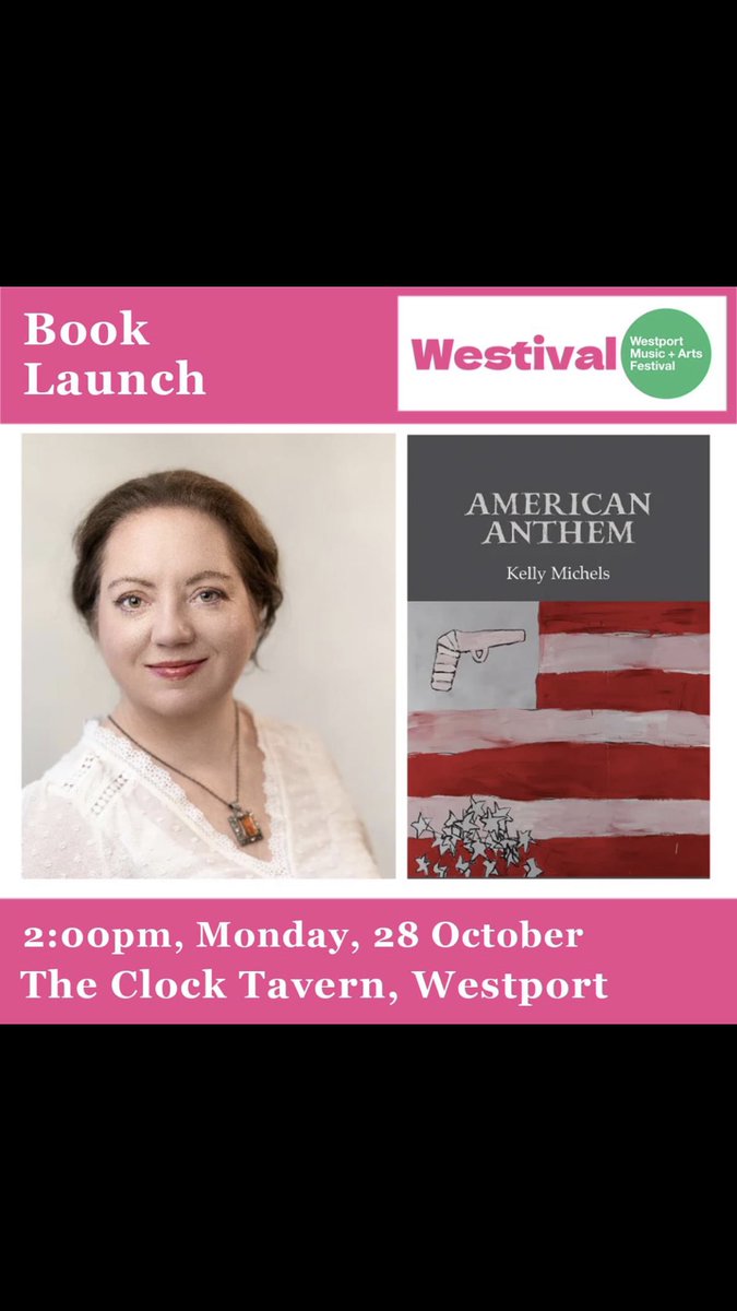 Kelly Michels (@kellymichels) on Twitter photo I will be reading at the Clock Tavern this Monday at 2pm in Westport as part of the Westival Festival! I’d love to see you there! I will be reading at the Clock Tavern this Monday at 2pm in Westport as part of the Westival Festival! I’d love to see you there!