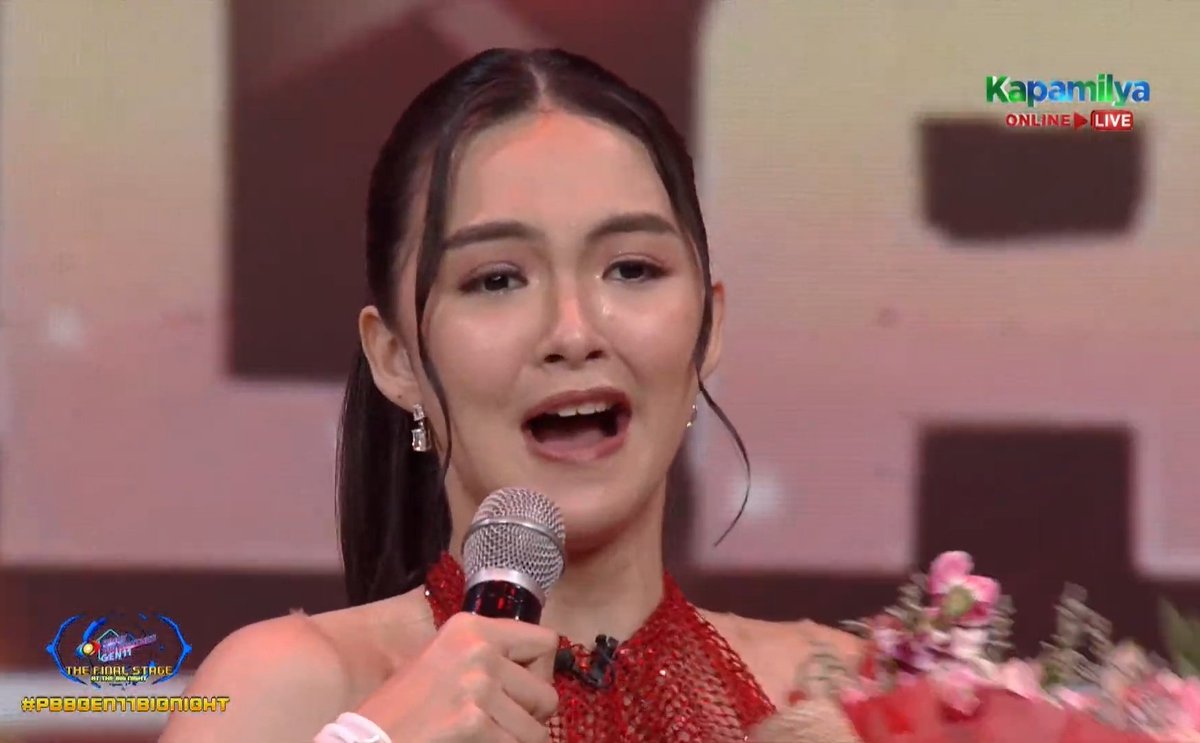 sa blue app puro bakit d big winner si kai. simple lng wala po kaming pera.

but that's still casual viewers unofficial big winner

KAISHA MONTINOLA
#PBBGen11BigNigth