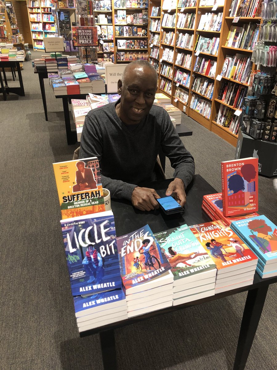 Waterstones Chatham (@waterstoneschat) on Twitter photo Thank you <a href="/brixtonbard/">Alex Wheatle</a> for coming in today!!! Everybody loved meeting you and we hope to see you again! #BlackHistoryMonthUK #blackauthors #waterstones Thank you <a href="/brixtonbard/">Alex Wheatle</a> for coming in today!!! Everybody loved meeting you and we hope to see you again! #BlackHistoryMonthUK #blackauthors #waterstones