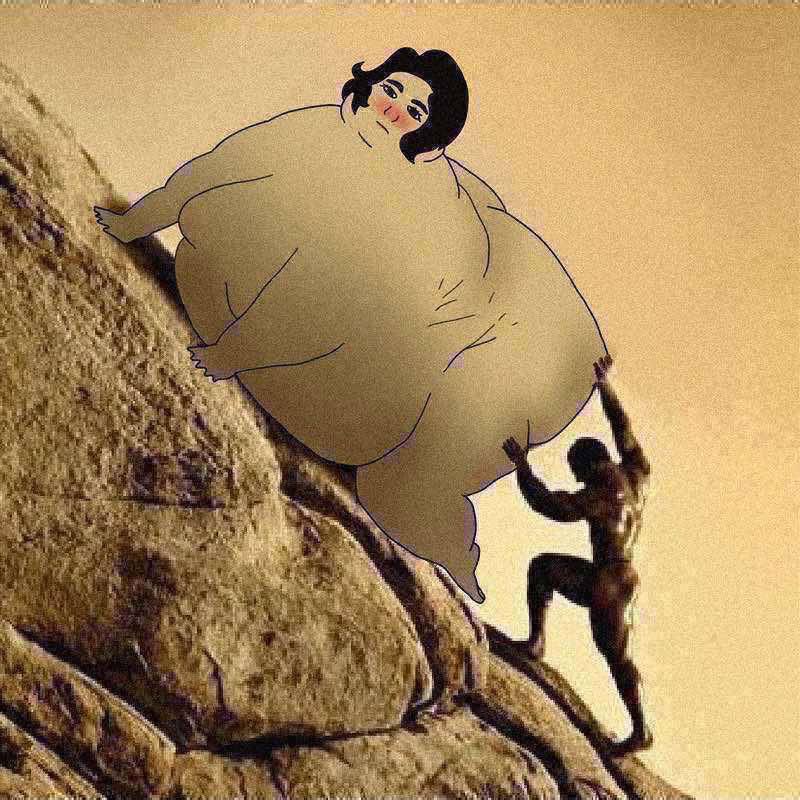 GarbageHuman24's tweet image. The struggle is real