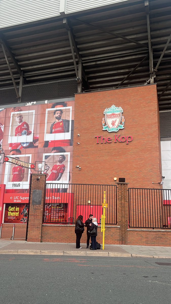 EFCevie's tweet photo. in a bad place rn. not mentally i’m just at anfield https://t.co/PKrogOrwku