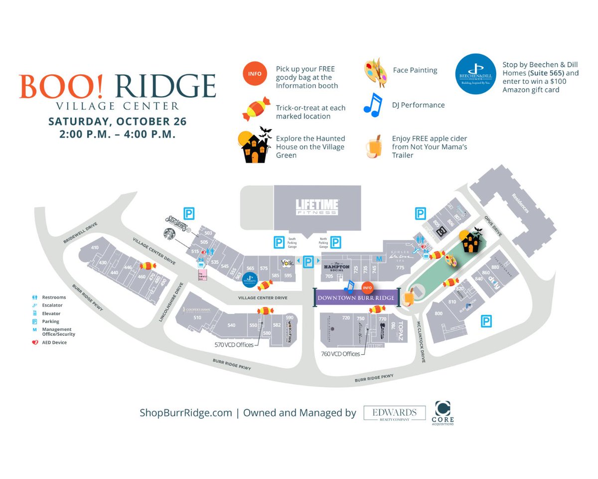 ShopBRVC's tweet photo. The wait is over—trick-or-treat at Boo! Ridge is TODAY! 👻🍭🎃 

Join us from 2 p.m. to 4 p.m. for Halloween treats and more spooky fun!

Thank you to our sponsors @beechendill_homes, @statefarm and @OT_Sports__ https://t.co/InMwYx9098