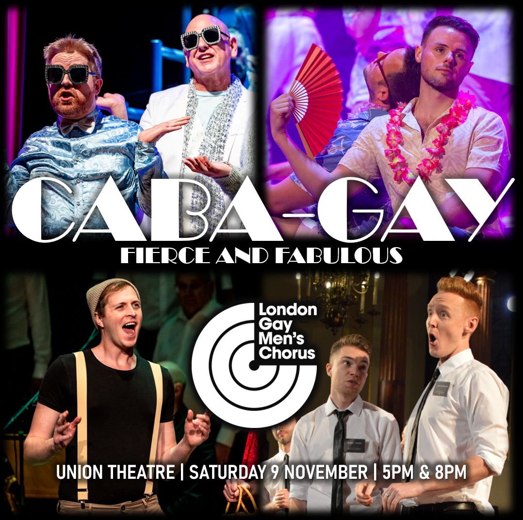 London Gay Men's Chorus (@ldngmc) on Twitter photo Two weeks today - our ensemble boys will be performing intimate cabaret show Caba-gay: Fierce and Fabulous! ✨ at <a href="/TheUnionTheatre/">The Union Theatre</a> 💅 all tix £20 available at: uniontheatre.biz/show/cabagayfi… Two weeks today - our ensemble boys will be performing intimate cabaret show Caba-gay: Fierce and Fabulous! ✨ at <a href="/TheUnionTheatre/">The Union Theatre</a> 💅 all tix £20 available at: uniontheatre.biz/show/cabagayfi…