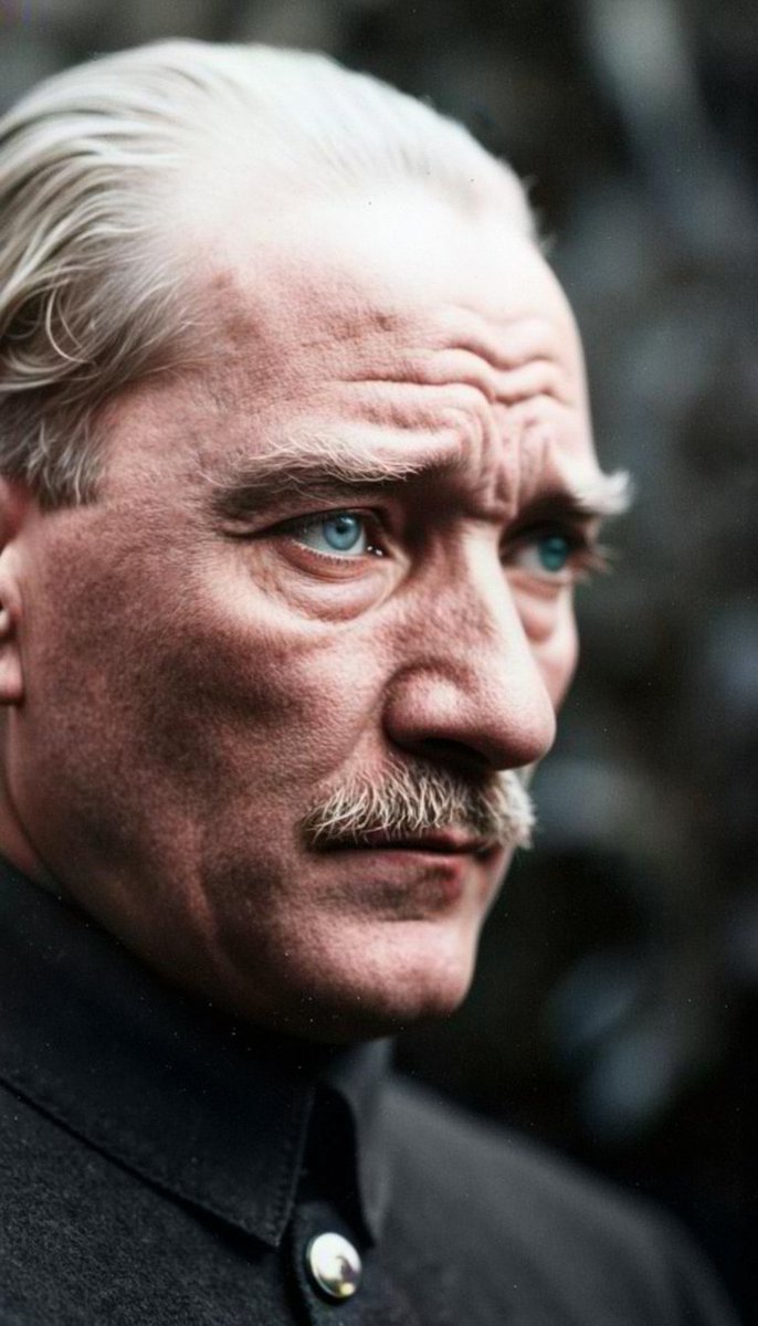 Yapay zeka ile oluşturulmuş gerçeğe en yakın Gazi Mustafa Kemal Atatürk portresi..