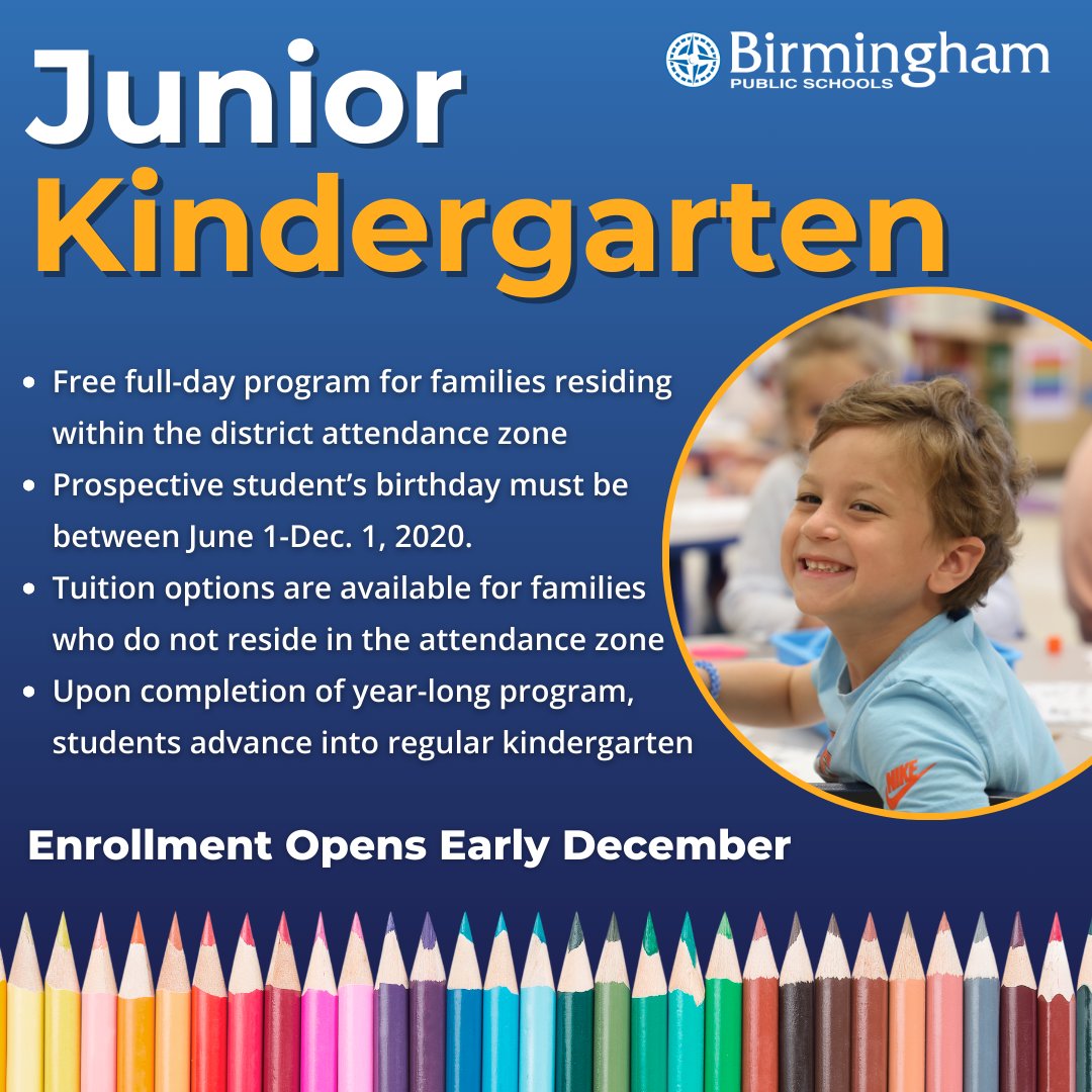 An ideal option for families w/ kindergarten-eligible students, born between June 1-Dec. 1, 2020, seeking to benefit from extra time for their child to grow and mature. Interested families must complete the program survey by 1:00 p.m. on Nov. 27.

Survey: bit.ly/4he0KNV