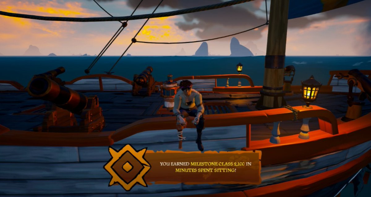 SoTSitter's tweet image. &quot;Taking it easy!&quot; #SeaOfThieves