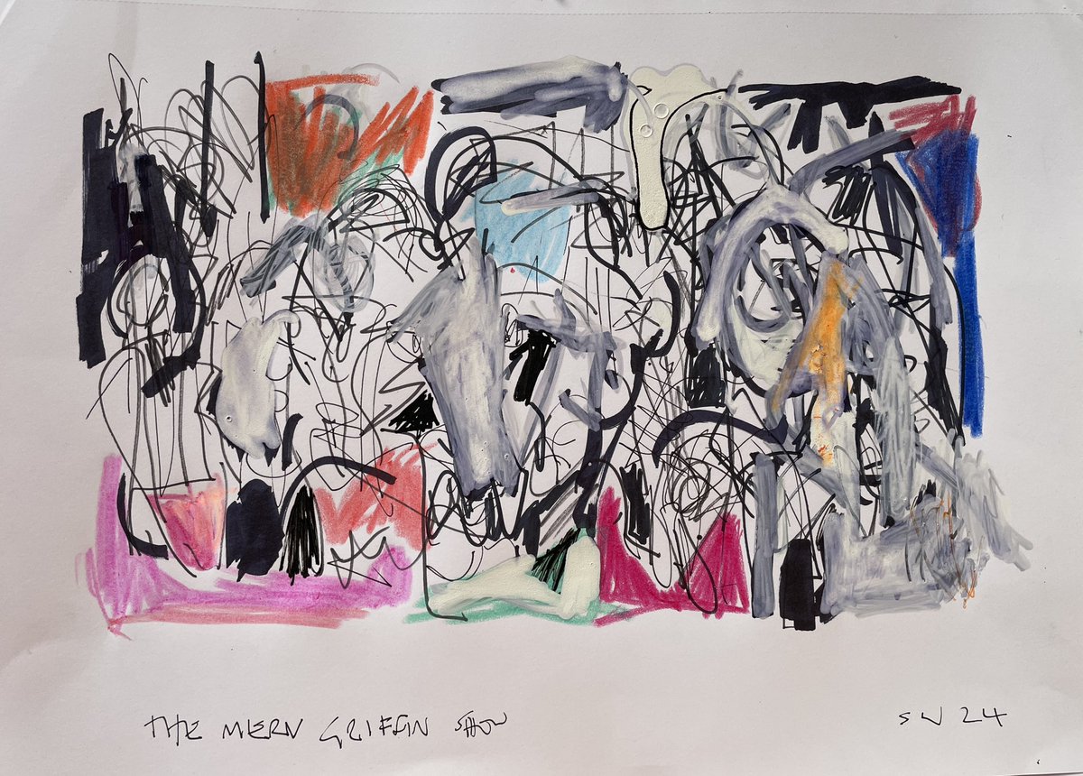 ‘The Merv Griffin Show’ A4 sketchbook