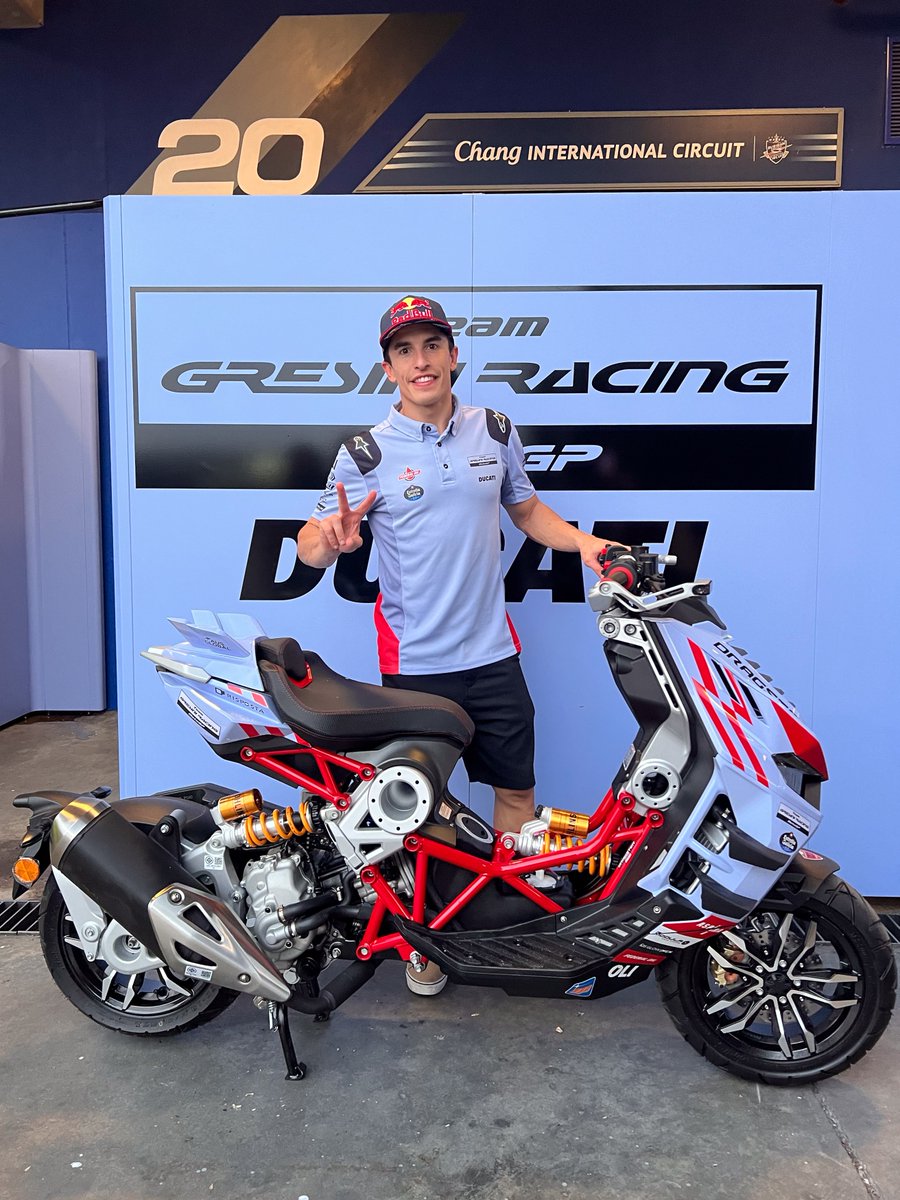 Italjet1959's tweet image. We proudly support Team Gresini at the Thai GP, where our Italjet Dragsters serve as the team’s paddock bikes! 🏁 

Best of luck to the team for tomorrow’s race! 🏆 

#ItaljetDragster #MotoGP #TeamGresini #ThailandGP