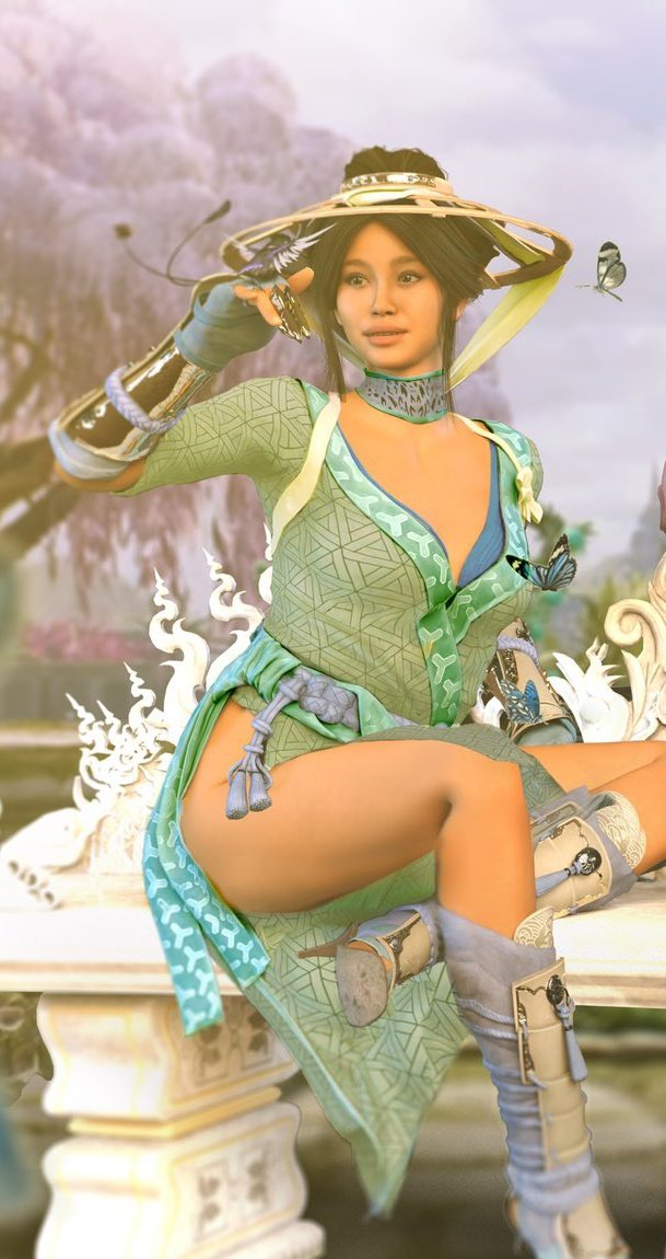 MK1 Kitana looks drop dead gorgeous in summer heat skin