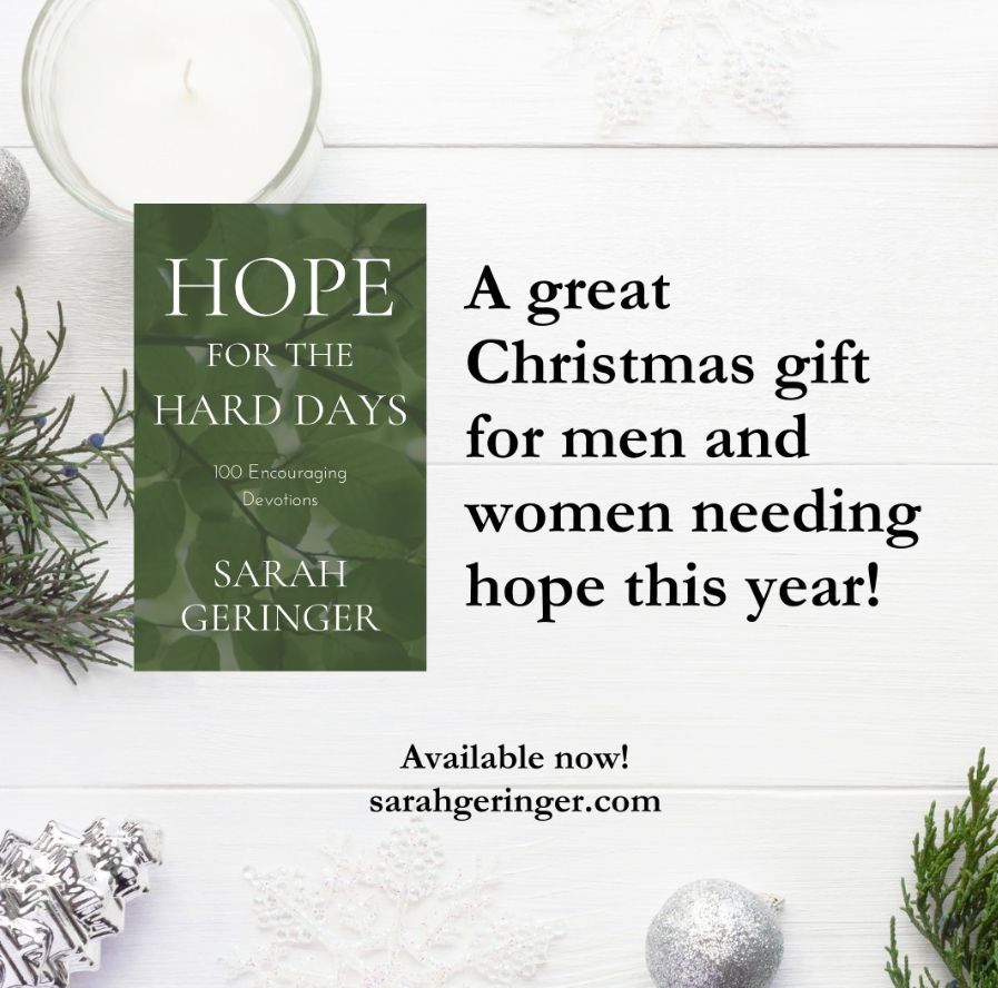 SarahLynneCR's tweet image. I wrote my book, Hope for the Hard Days, with both men and women in mind. Get your copy here: buff.ly/3UMTLlB #hopefortheharddays #devotional #christmasideas