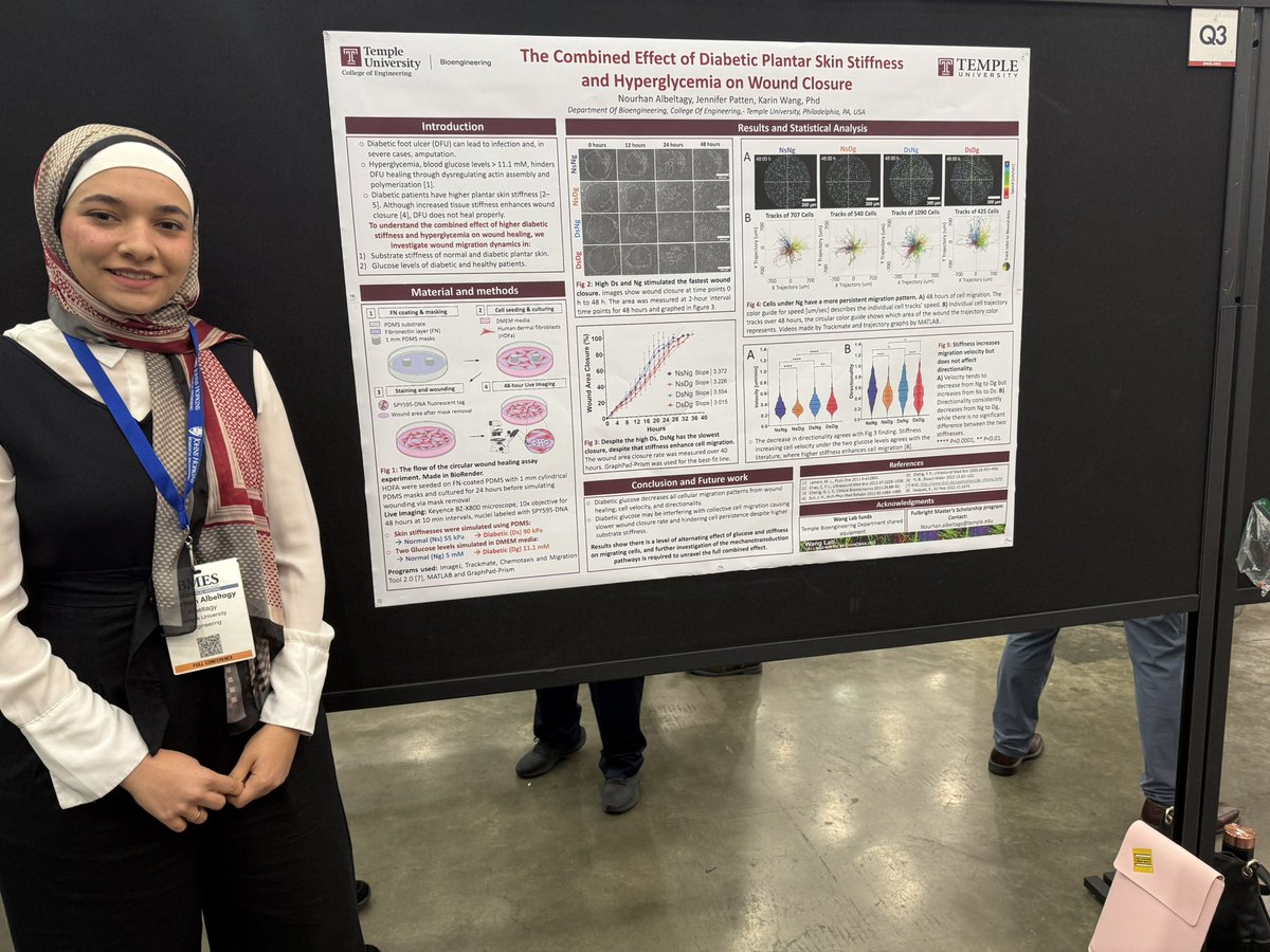 Karin Wang (@karin_wang26) on Twitter photo Don’t miss the poster session! Happening now!
<a href="/BMESociety/">Biomedical Engineering Society</a> #BMES2024 <a href="/templebioe/">Temple Bioengineering</a> Don’t miss the poster session! Happening now!
<a href="/BMESociety/">Biomedical Engineering Society</a> #BMES2024 <a href="/templebioe/">Temple Bioengineering</a>