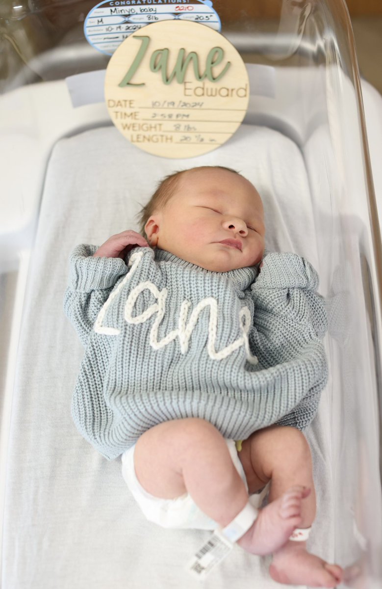 ba_genetics's tweet photo. A big congratulations to our EdgeUp Advisor, Ryan Minyo and his wife Makayla on welcoming their baby boy, Zane, this past week! 💙
#bagenetics https://t.co/ATywckZv7i