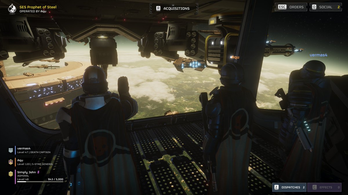 RealSimplyJohn's tweet photo. Additional pictures with my fellow helldivers for #MandatorySalute on this glorious liberty day https://t.co/uYYIxvJaI1