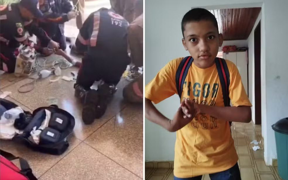 g1goias's tweet photo. Mãe de adolescente que morreu ao se engasgar com frango diz que tentou manobra de desengasgo: 'Fizemos tudo que a gente sabia' ==> https://t.co/OfY4VWxnJP #g1go #saúde #engasgo #Trindade #CorpodeBombeiros https://t.co/radHh1uBqn