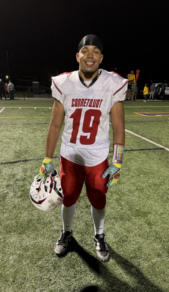 Connetquot Football (@connetquot_fb) on Twitter photo <a href="/Eternallsteve/">Steven Frias</a> in his return game to face his former teammates had a rushing TD & made 6 tackles, one for a loss, & a QB Sack. Frias, a great person, has done a lot of good things as a T-Bird this season. #TBirdNation <a href="/Eternallsteve/">Steven Frias</a> in his return game to face his former teammates had a rushing TD & made 6 tackles, one for a loss, & a QB Sack. Frias, a great person, has done a lot of good things as a T-Bird this season. #TBirdNation