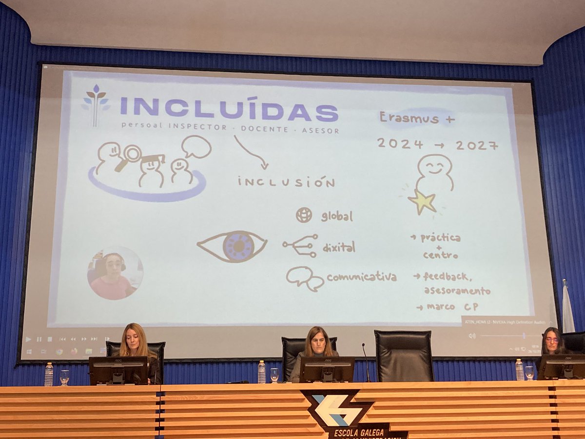 Presentan o proxecto #ErasmusPlus #CAFI_incluidas as asesoras do <a href="/CAFIgalicia/">CAFI</a> Olga Iglesias <a href="/OlgaIIF/">olga iglesias fraga</a> , Alicia Eizaguirre <a href="/alicedegalice/">Alicedegalice</a> e Diana Pastoriza <a href="/diana_pastoriza/">Diana Pastoriza</a> que comparte os seus #ApuntamentosVisuais ✍🏻✨