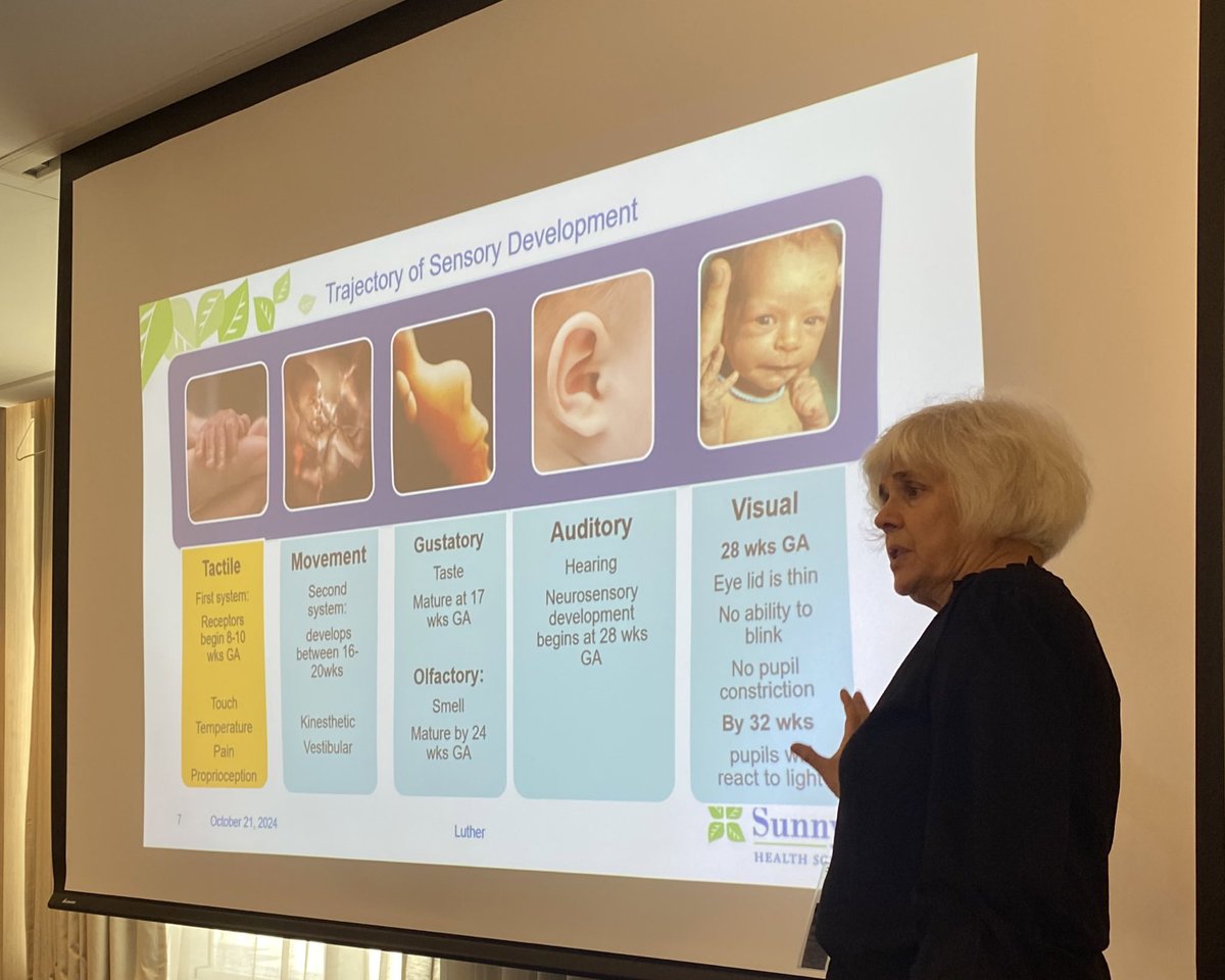 د. رانية الجعيد (@dr_raniaaljeaid) on Twitter photo Trajectory of Sensory Development
By Mareen Luther
<a href="/KFAFHneo/">KFAFH.Neonatal</a>
#NICU #Developmentalcare Trajectory of Sensory Development
By Mareen Luther
<a href="/KFAFHneo/">KFAFH.Neonatal</a>
#NICU #Developmentalcare