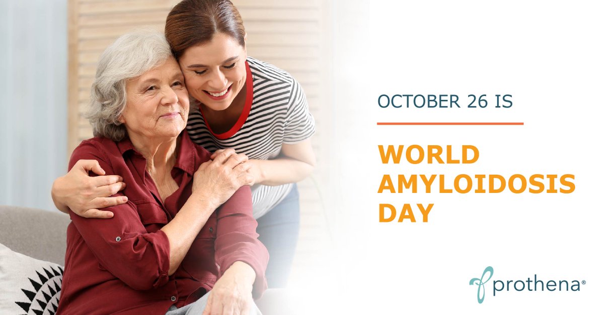 This #WorldAmyloidosisDay, we stand with patients, families, and all others affected by this #raredisease. At Prothena, we remain deeply committed to advancing treatment options and making a difference for the #amyloidosis community.