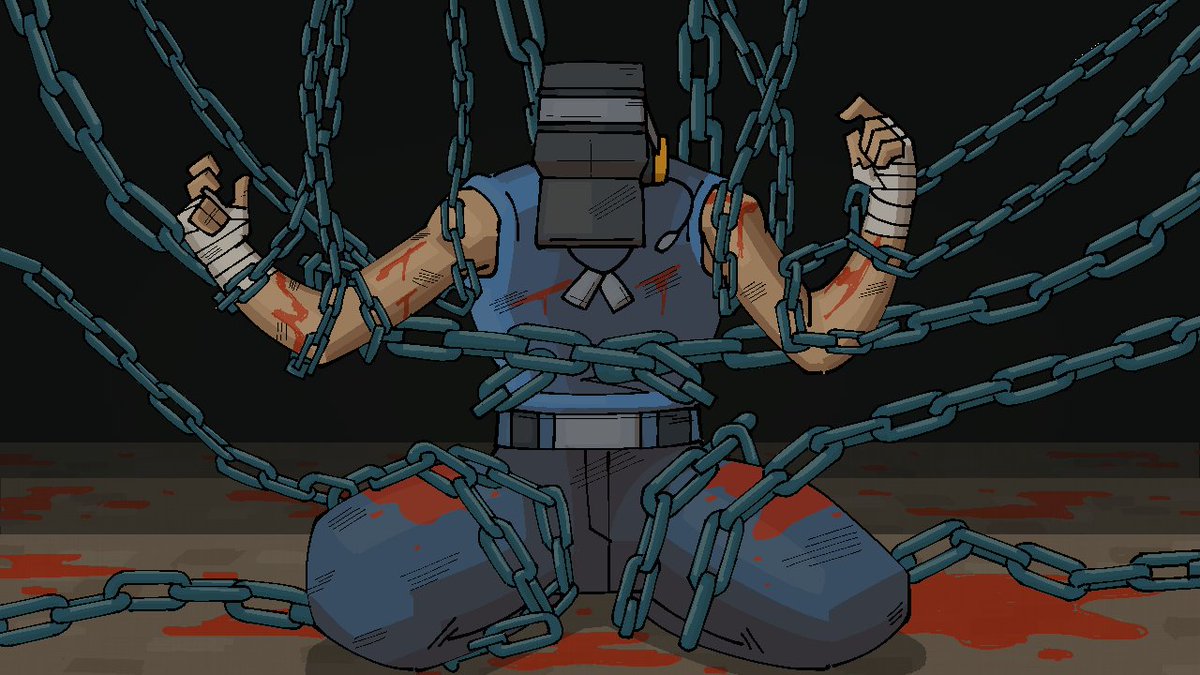 TheF1amethr0wer's tweet photo. BLU Scout in Blue Pants getting instantly betrayed by Valve and locked back in Valve's vault for eternity for the crimes he did not commit: https://t.co/6bEd1mAvT9