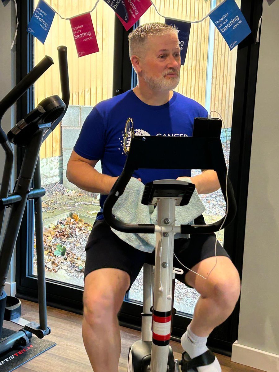WIT2S's tweet photo. It’s over.  After 1,579 days, 40,075 kms pedalled and 802 kms climbed today I completed my mega challenge cycling for @CR_UK 

Family and friends joined us to countdown the final kms, with interviews by BBC Radio Stoke and BBC Midlands Today.

Details @ https://t.co/KQuESnfgEK https://t.co/irsqYzNRno