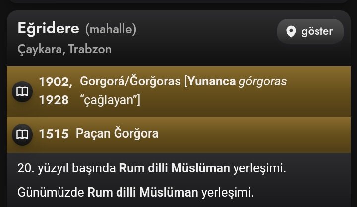 Harp_Kalpak_'s tweet photo. "Müslüman olmayan Türk'e insan demiyoruz" diyen Yavuz Ağiroğlu'nun köyünü araştırdım.

Trabzon, Çaykara'ya bağlı Eğridere köyü.

Bazı şeyler insanı şaşırtmıyor be. https://t.co/HkzMTF0yST