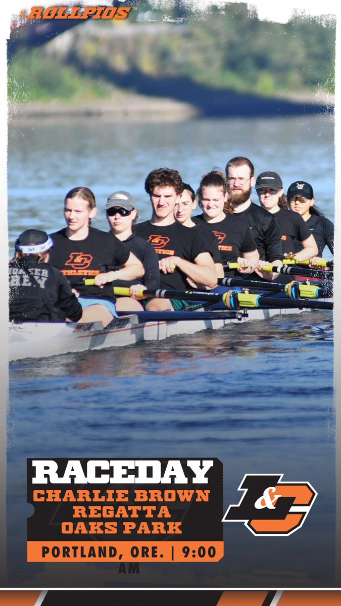 LCOttsAthletics's tweet photo. The crew teams kick off their fall season today as they host the annual Charlie Brown Regatta at 9 am in Oaks Park. #RollPios #D3Crew #RowPios https://t.co/TcPxkuBtMf