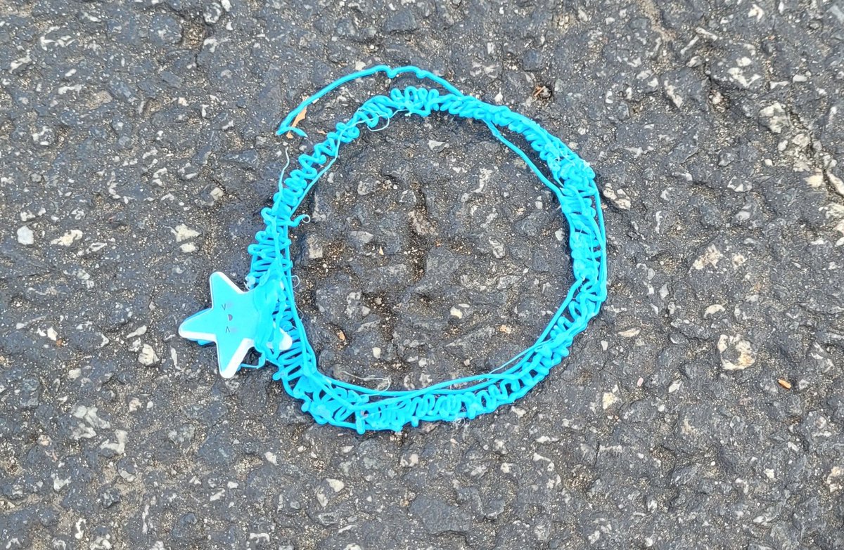 At the post office to pick up a package containing a frame for my new <a href="/NewkirkMuseum/">Newkirk Museum of the Paranormal</a> poster from the show, and this was between me and the post office. If you know Hellier, then you KNOW. Thing is...this is the fourth blue star I've seen since the show. Ahhh.