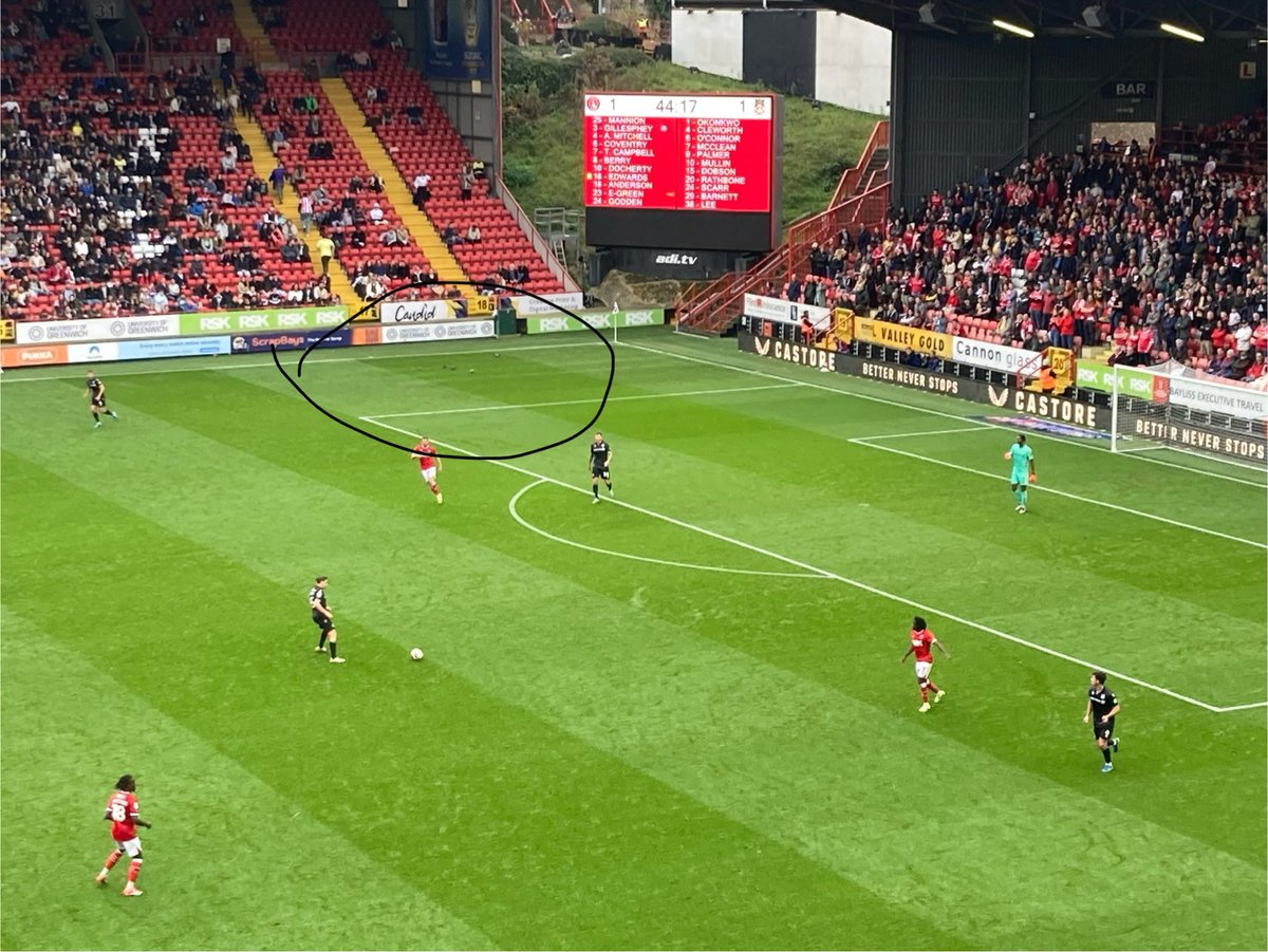 Warming up for the half time display ⁦<a href="/WoolwichPigeon/">Woolwich Pigeon</a>⁩ ?