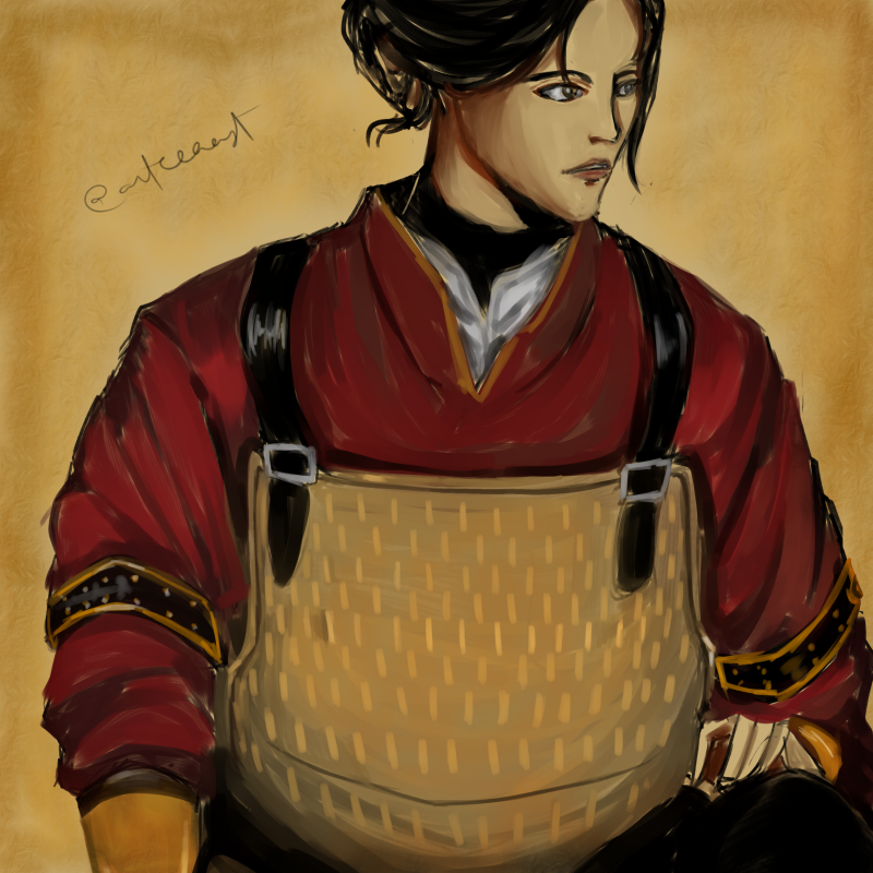 arteeaast's tweet photo. #MXTXtober Day 25 &amp; 26 : Armour + Flashback memory

General Hua armour study. You know this is a flashback cause of the overlay.

Thanks to @jamiesketches for hosting 🙌

#tgcf #tianguancifu #XieLian https://t.co/VlKl6Epzi4