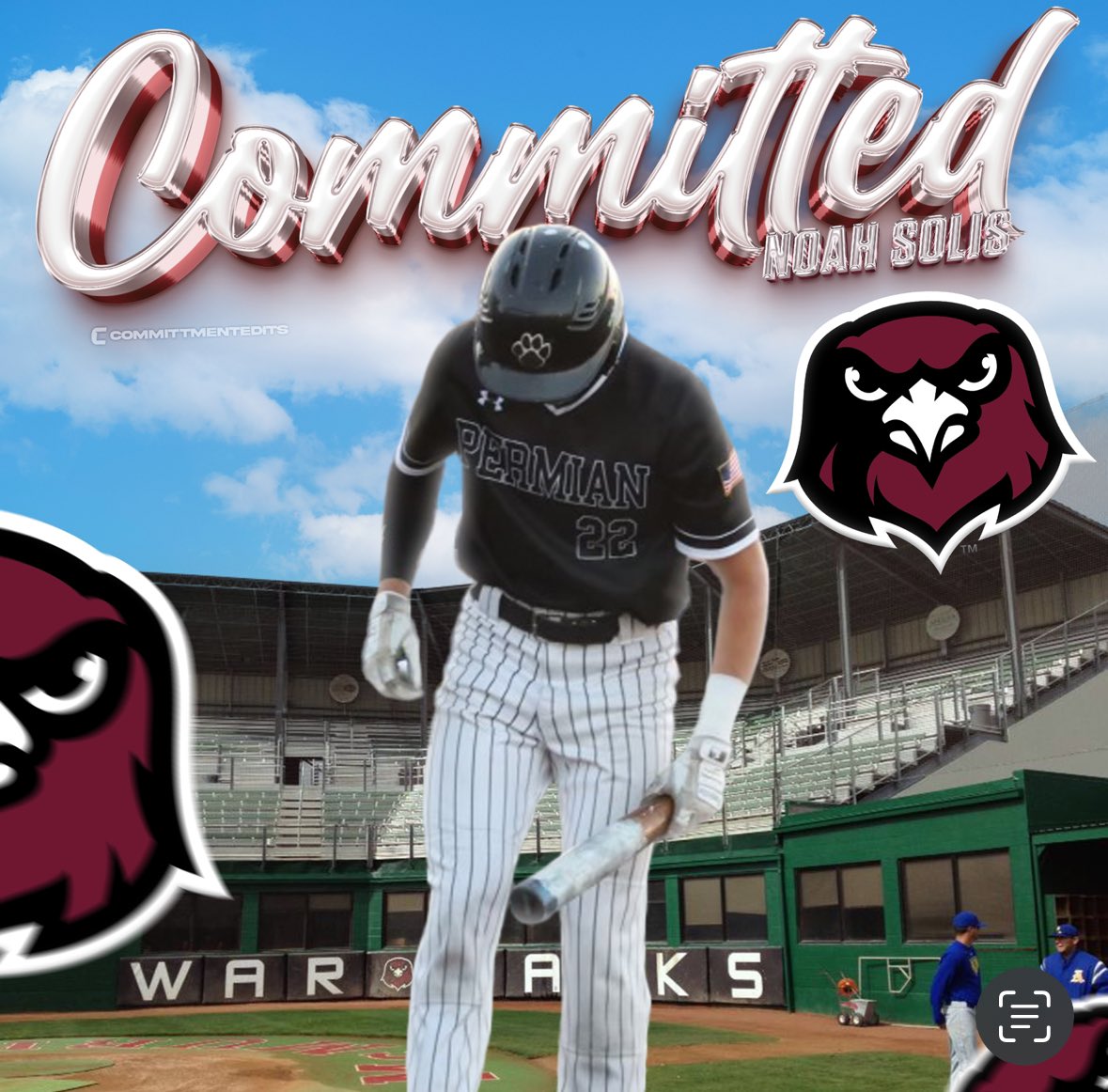 Excited to announce my verbal commitment to play baseball at McMurry University! I'm incredibly grateful for the opportunity to continue my journey as a student-athlete at the next level. Thank you to everyone who has supported me along the way. <a href="/thunder_westTx/">WTX Thunder Baseball</a> <a href="/MOJO_HARDBALL/">PERMIAN BASEBALL</a>