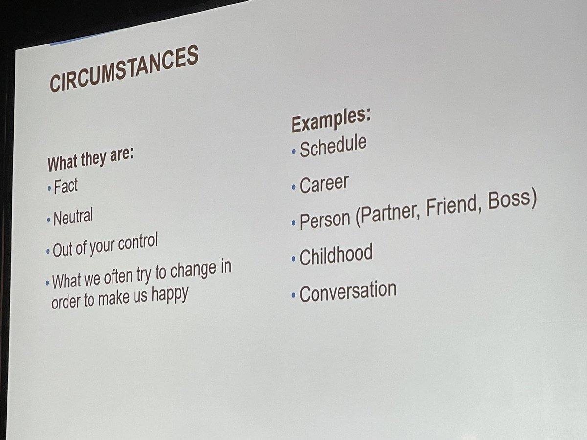 emilysharpe's tweet image. ✅Circumstances: Are facts and neutral 

✅Thoughts: the meaning we assign to circumstances 

There is a big difference between YOUR truth &amp;amp; THE truth

✅Feelings: Do NOT define you

🔥 The more negative emotions you are willing to feel, the more success you will have

#MayoGRIT