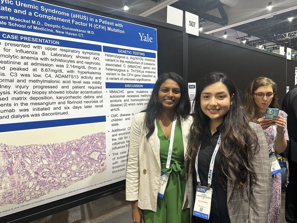 Deepthi Gunasekaran (@deepthigunasek1) on Twitter photo Can’t do #kidneyweek2024 without <a href="/YaleNephrology/">Yale Nephrology</a>! Always a pleasure working with <a href="/LauraAponteBe/">Laura Aponte Becerra, MD.</a>! Can’t do #kidneyweek2024 without <a href="/YaleNephrology/">Yale Nephrology</a>! Always a pleasure working with <a href="/LauraAponteBe/">Laura Aponte Becerra, MD.</a>!