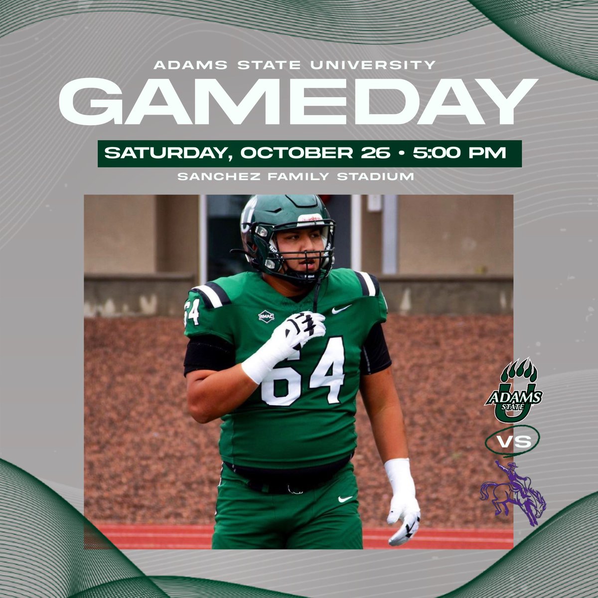 Wake up Grizz Nation! It’s GAMEDAY!! 
•
📍: Las Vegas, NM
📺: RMAC Network 
⌚️: 5pm