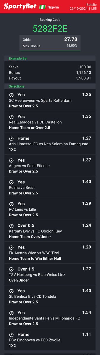 ABODEBENJAMIN's tweet photo. #sportybet
#soccerpicks 
#soccerbetting 
#sportsbet https://t.co/pLW6TKOMvb