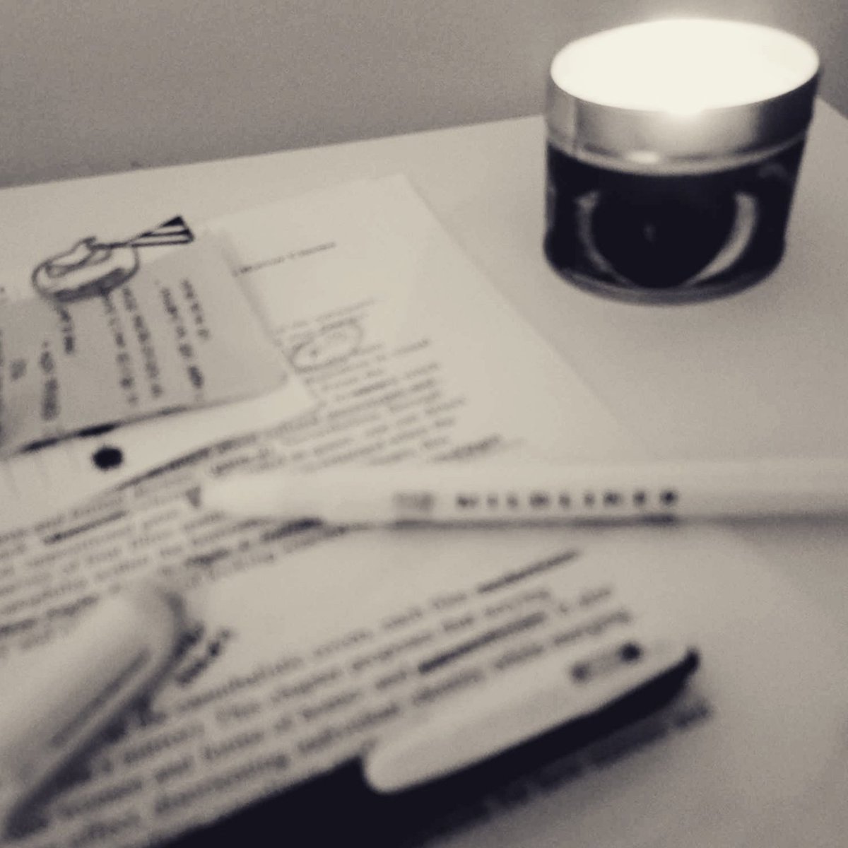 Saturday mornings are for candles and copyediting. ✨