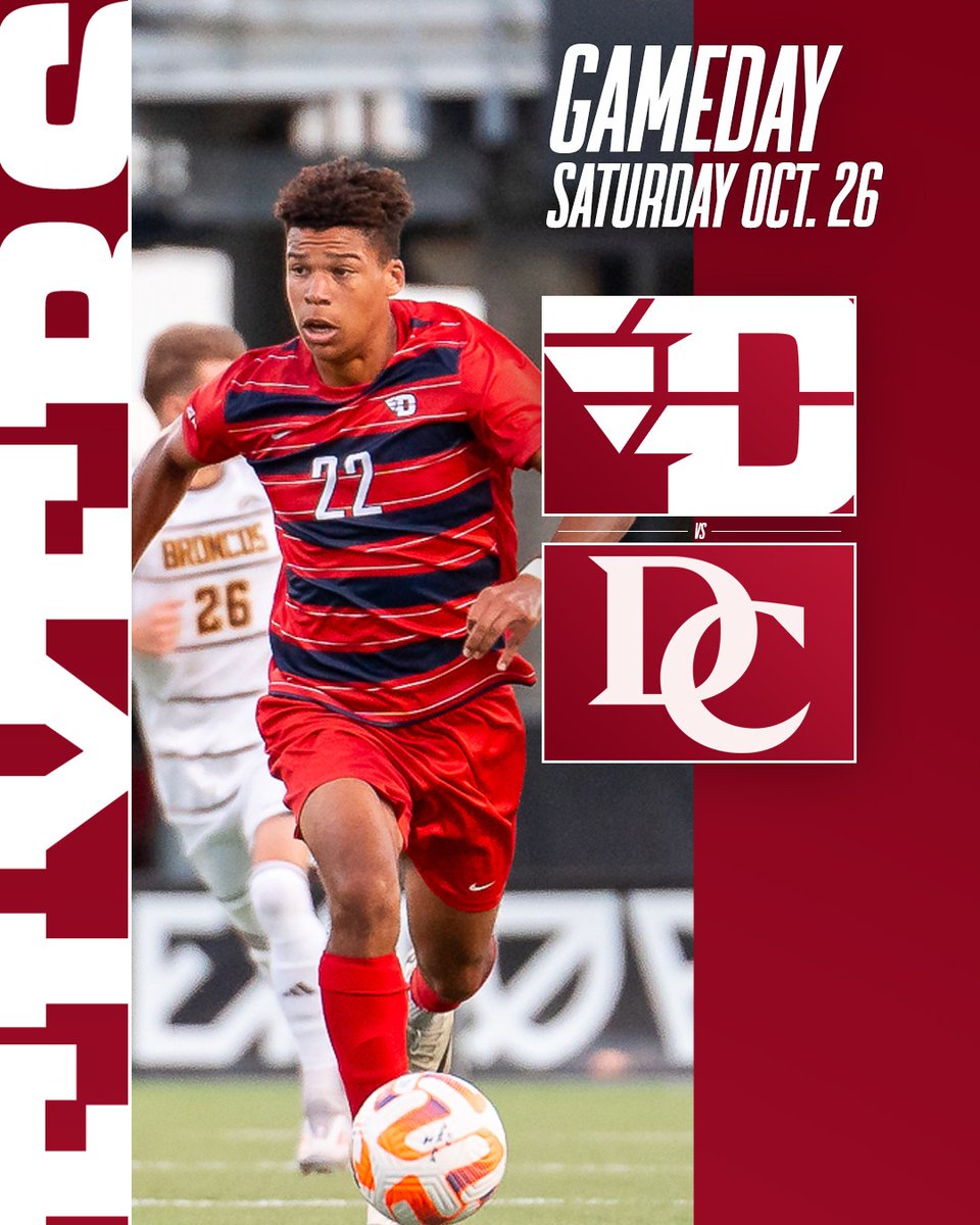 GAME DAY

🆚 Davidson 
⏰ 6:00PM 
🏟️Alumni Soccer Stadium

#GoFlyers // #UDMSOC