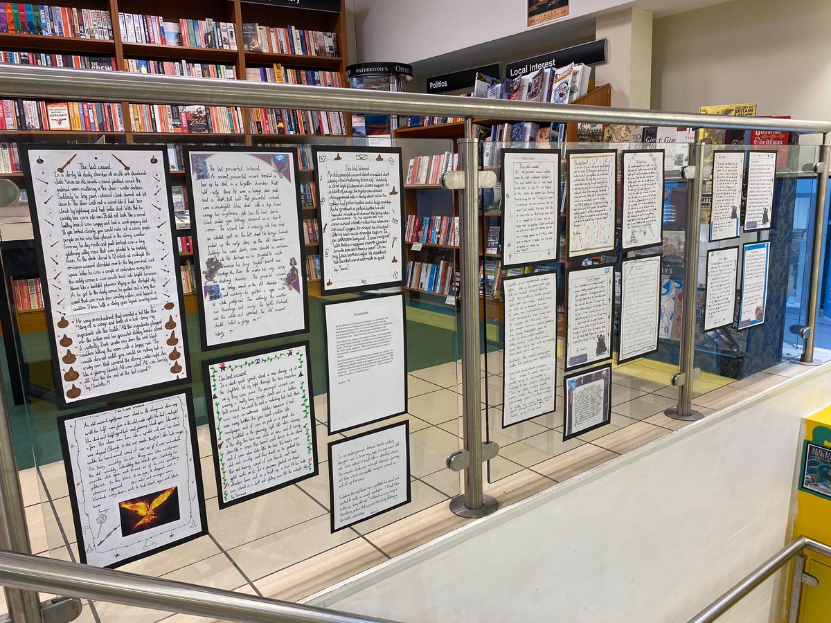 Delighted to share the Year 5 writing on display at <a href="/Waterstones/">Waterstones</a>  Doncaster