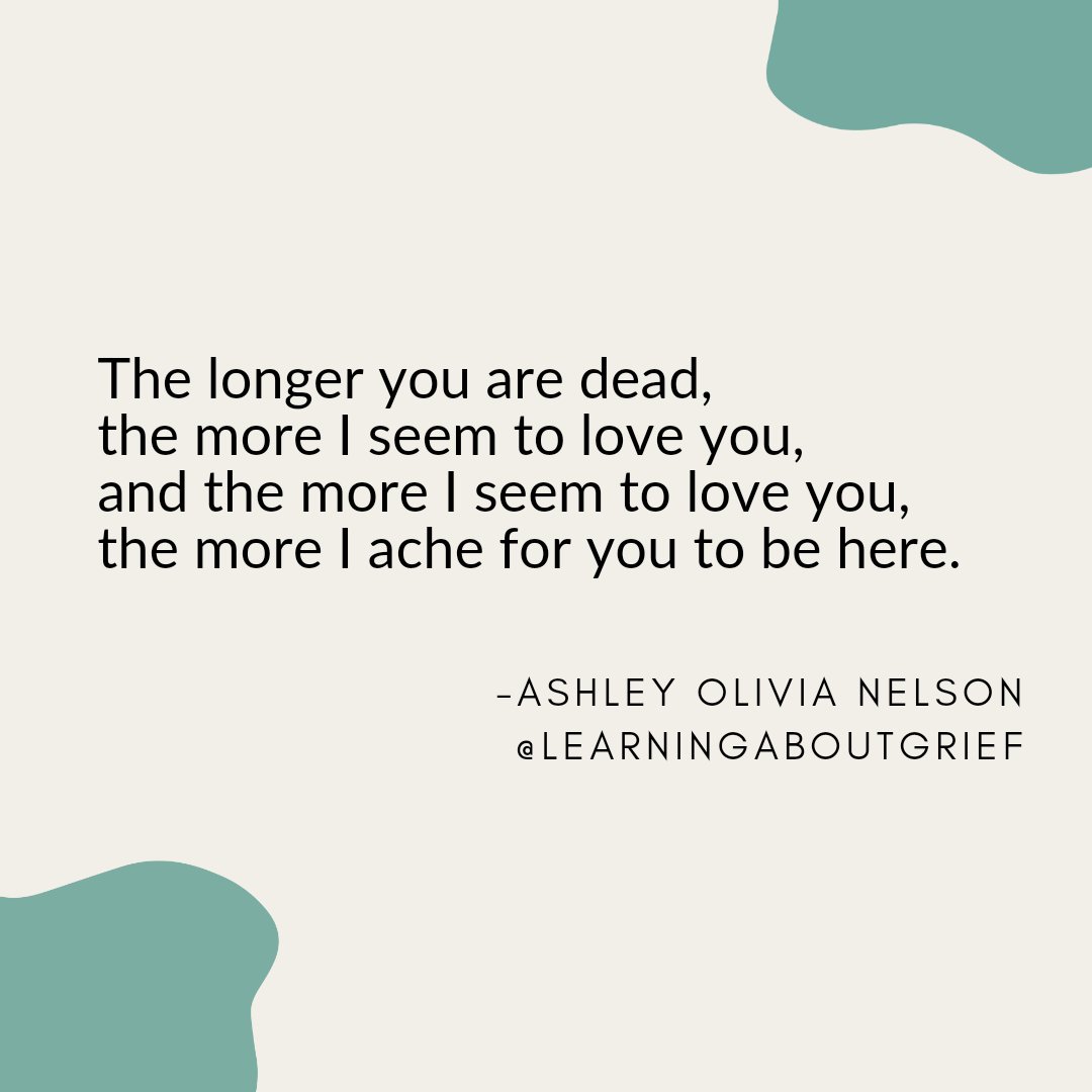 The grief myth we are told is that the longer they are dead, the less we miss them. 

It seems that the reality is that we find ways to appreciate them more. We find certain jokes funnier, lessons they taught more meaningful, and the absence that much harder.