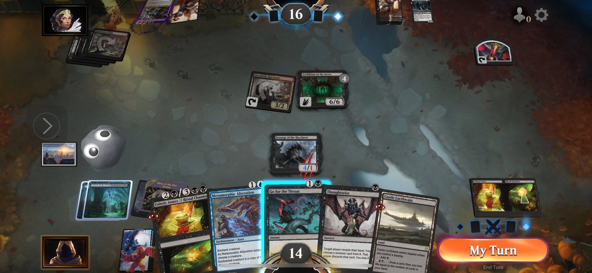 JammerSoul's tweet photo. Explorer Event 7- and Play-Point #217
Learning the ins and outs with Dimir Demons. The manabase hasn’t been super impressive. Debating if I need more fixing or one more spot. Anyone got ideas?
#MTGArena #mtgexplorer https://t.co/W2zaX6bP1U