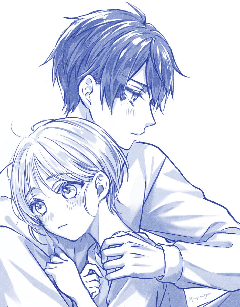 popedeyu's tweet image. デュ監♀のイチャイチャらくがきです
#twstプラス