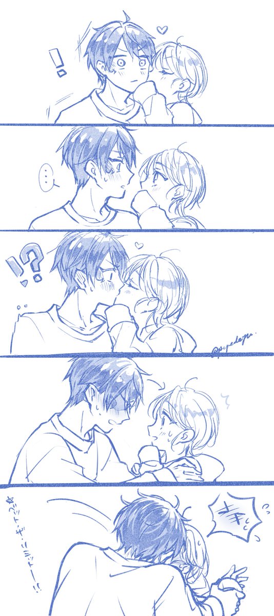 popedeyu's tweet image. デュ監♀のイチャイチャらくがきです
#twstプラス