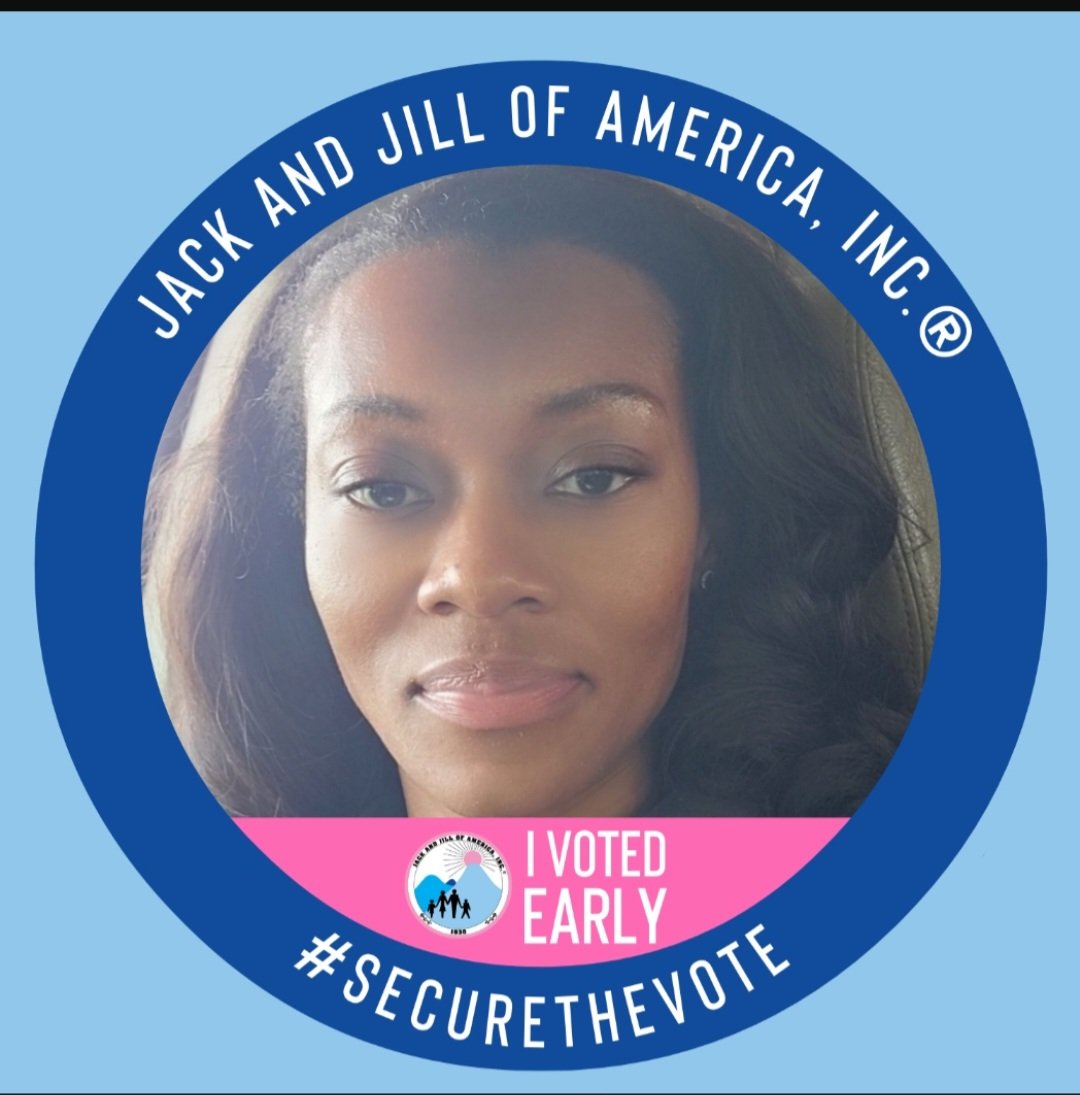 I had appointments. One of my sons had a basketball game, but I made time to vote early and encourage you to do the same.
#JJOA #SecureTheVote #jackandjillinc💗💙 #JJPVC #JJEasternRegion #positivelyvibrantpotomacvalleychapter