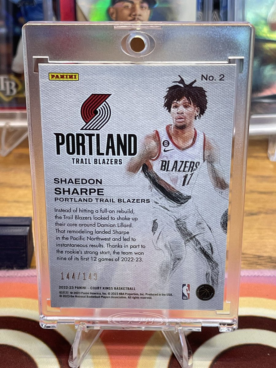 CollectHandheld's tweet photo. 💥2022-23 Shadeon Sharpe Works in Progress Red #/149💥
Price: $25 💰
Shipping: FREE 🛳️ BMWT
DM if interested! 📩
#ShadeonSharpe #WorksInProgress #RedParallel #BasketballCards #NBA #TrailBlazers #CardCollector #SportsMemorabilia #Sports #TradingCards #Collectibles #Autograph #Rookie #SportsFan #SportsLover #SportsJunkie #SportsEnthusiast #SportsCollection #hhstacks #handheldcollectibles #hh #TBBCrew #sportscardsforsale #panini #PortlandTrailBlazers #RipCity #FutureStar #Ballin #RookiePhenom