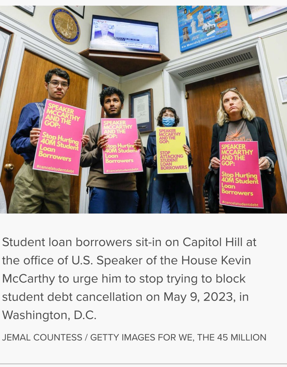 mcbyrne's tweet photo. Reminder. The GOP is why your student loan relief got fucked up. https://t.co/mIYhWaU1B2