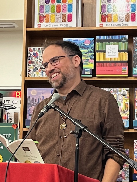 Entertaining and engaging evening of poetry last night, with <a href="/cassidymcfadz/">Cassidy McFadzean</a> and <a href="/aaronkreuter/">Aaron Kreuter</a> at <a href="/pepreadings/">Planet Earth Poetry</a> in <a href="/russellbooks/">Russell Books</a> . #canlit #poetrycommunity