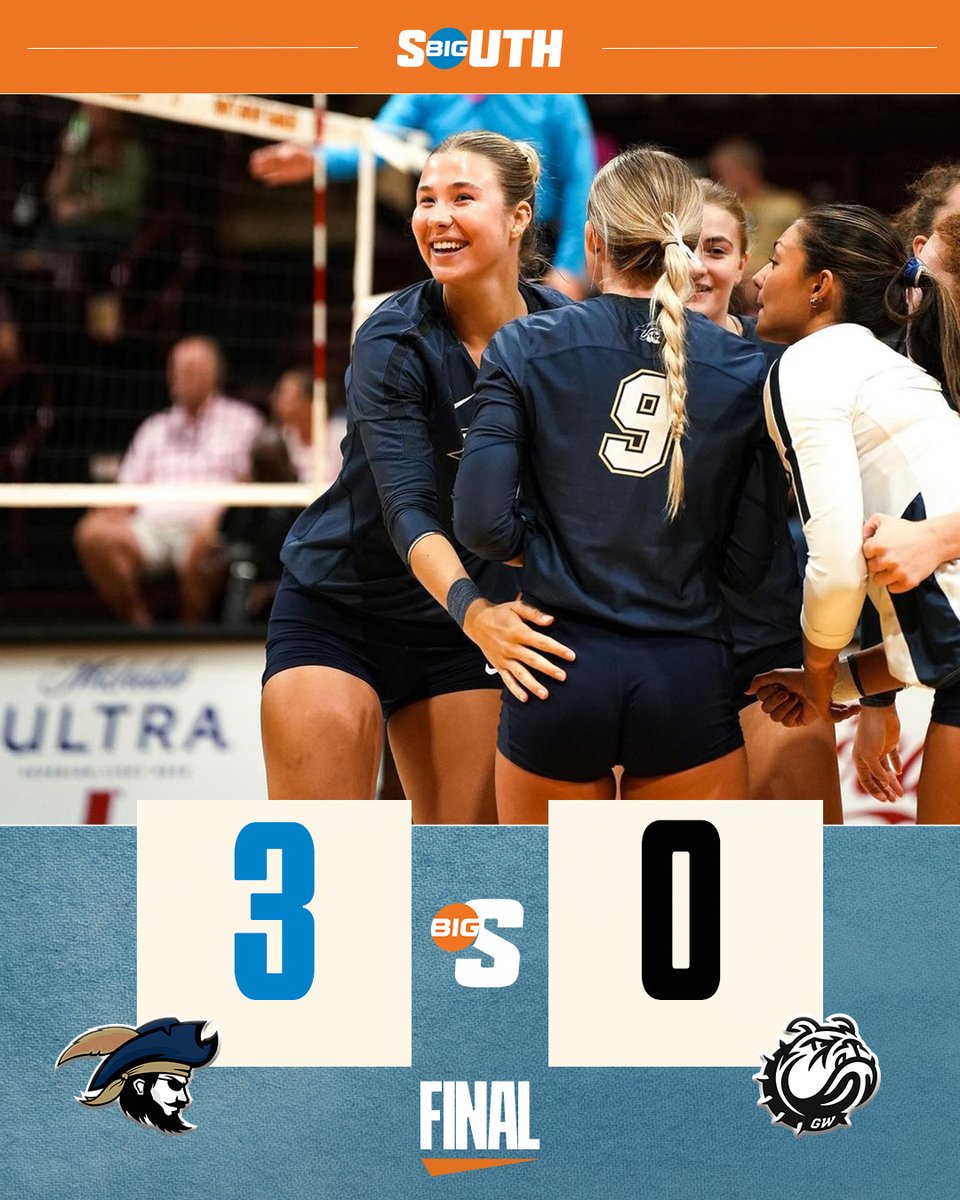 ROAD SWEEP ✅

<a href="/csubucs_vb/">Charleston Southern Volleyball</a> bounces back in Boiling Springs!

#BigSouthVB